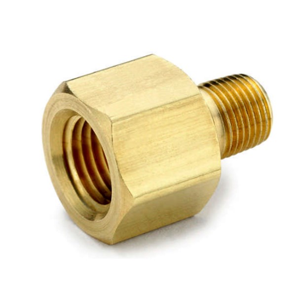 222P-8-6, ADAPTER, 3/8"M X 1/2"F - BRASS