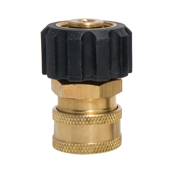 22S38S-14MM, M22 14mm x 3/8" QC Coupler Adapter