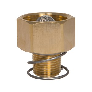 23-0096, MI-T-M Garden Hose Swivel Brass