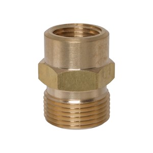 22P38F, 3/8"F X 22MM Adapter Fitting - Brass