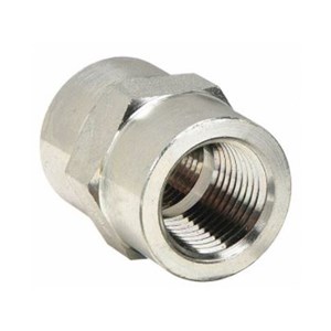 24-0133, HEX COUPLER, 1/2"F X 3/8"F - STEEL