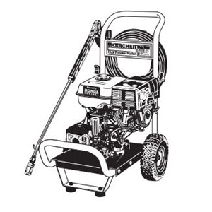 KARCHER, K9000G Pressure Washer