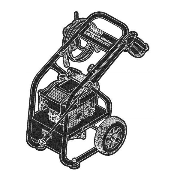 GENERAC, 1537-0 Pressure Washer