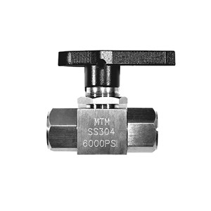 SS304, Ball Valve SS 3/8" FxF 6000 PSI