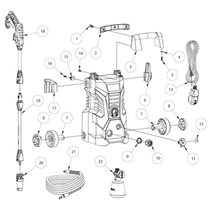 CAMPBELL HAUSFELD, PW150100 Pressure Washer