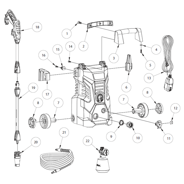 CAMPBELL HAUSFELD, PW150100 Pressure Washer