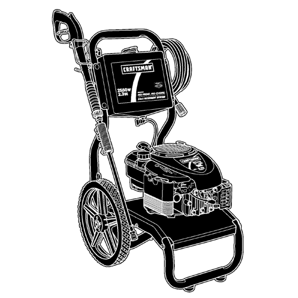 CRAFTSMAN, 020277-0 Pressure Washer