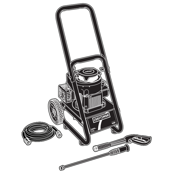 CRAFTSMAN, 020257-0 Pressure Washer