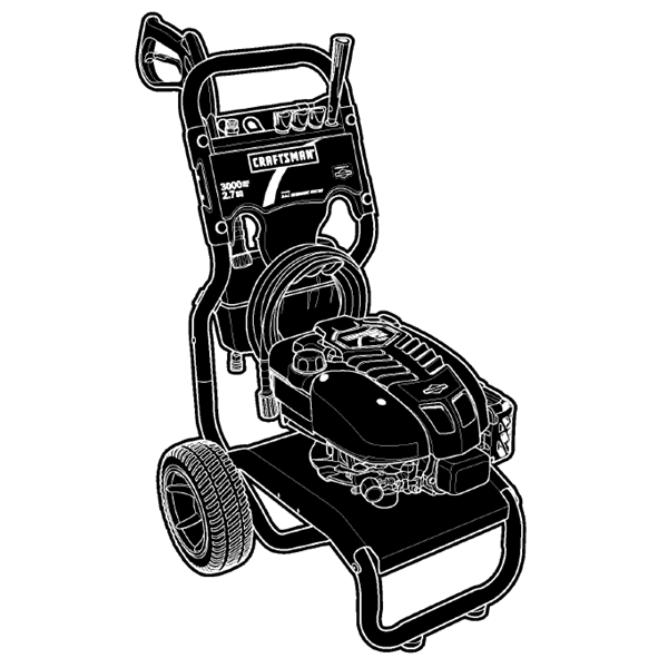 CRAFTSMAN, 020284-0 Pressure Washer