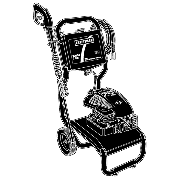 CRAFTSMAN, 020276-0 Pressure Washer