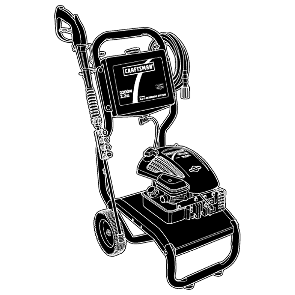 CRAFTSMAN, 020311-0 Pressure Washer