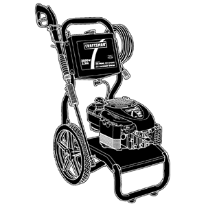 CRAFTSMAN, 020312-2 Pressure Washer