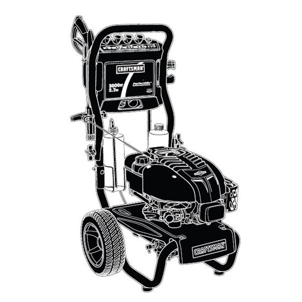 CRAFTSMAN, 020355-1 Pressure Washer