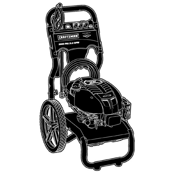 CRAFTSMAN, 020265-0 Pressure Washer