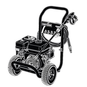 CRAFTSMAN, 020360-0 Pressure Washer