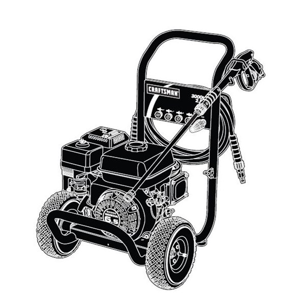 CRAFTSMAN, 020360-0 Pressure Washer