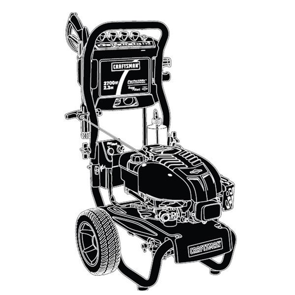 CRAFTSMAN, 020370-0 Pressure Washer