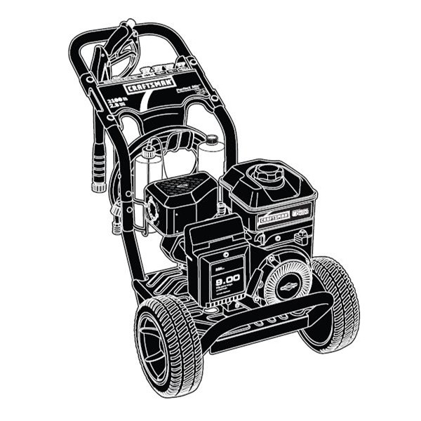 CRAFTSMAN, 020372-0 Pressure Washer