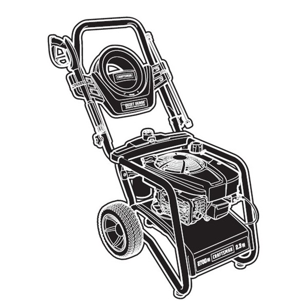 CRAFTSMAN, 020496-01 Pressure Washer