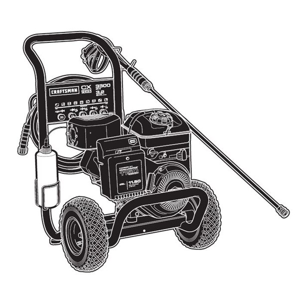 CRAFTSMAN, 020467-0 Pressure Washer