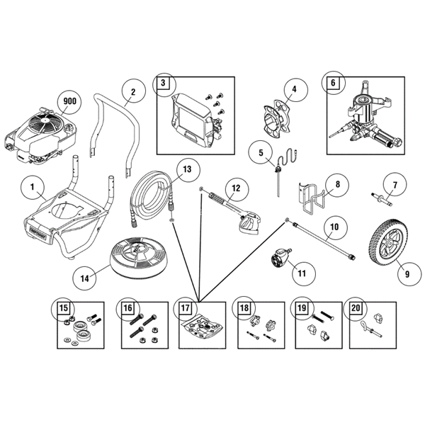 CRAFTSMAN, 020464-0 Pressure Washer