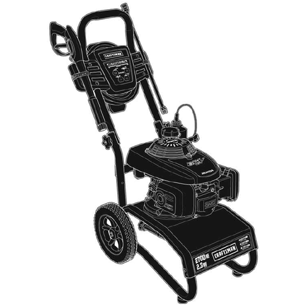 CRAFTSMAN, 020549-00 Pressure Washer