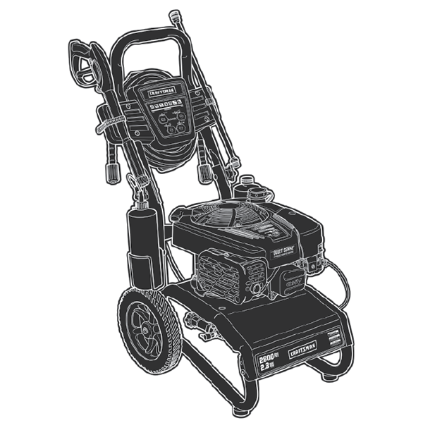 CRAFTSMAN, 020607-00 Pressure Washer