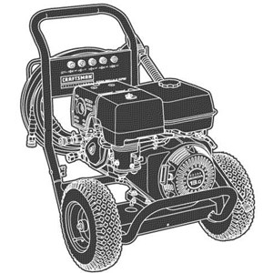 CRAFTSMAN, 020653-00 Pressure Washer