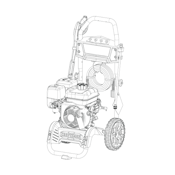 CRAFTSMAN, CMXGWAS020813-0 Pressure Washer