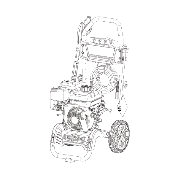 CRAFTSMAN, CMXGWAS020804-1 Pressure Washer