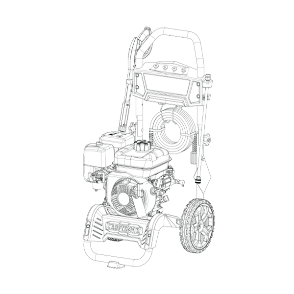 CRAFTSMAN, CMXGWAS020804-0 Pressure Washer