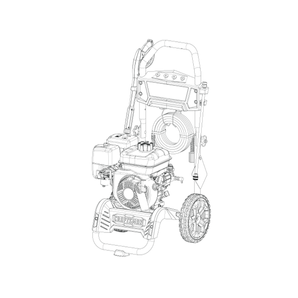 CRAFTSMAN, CMXGWAS020805-0 Pressure Washer