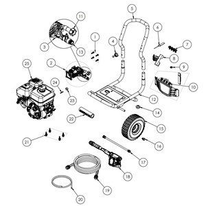 CRAFTSMAN, CMXGWFN061124 Pressure Washer