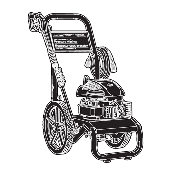 CRAFTSMAN, 580.676662 Pressure Washer