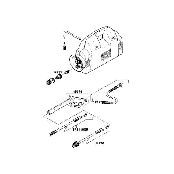 DEVILBISS, 1119WB Pressure Washer