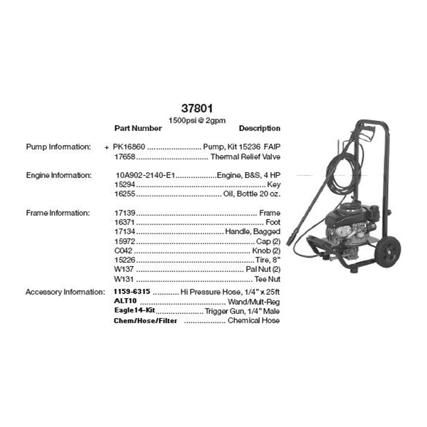 DEVILBISS, 37801 Pressure Washer