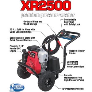 EXCELL, XR2500 Pressure Washer