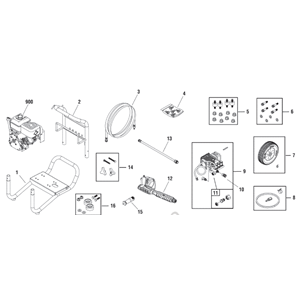 JOHN DEERE, 020449-0 Pressure Washer