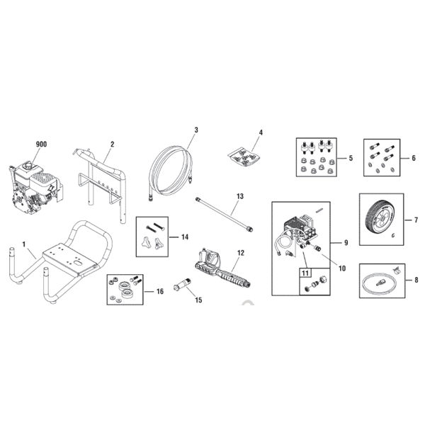 JOHN DEERE, 020449-0 Pressure Washer