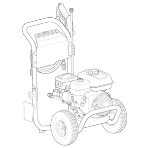 HUSQVARNA, 020696-01 Pressure Washer