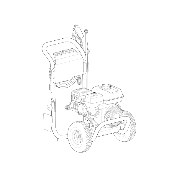 HUSQVARNA, 020696-01 Pressure Washer