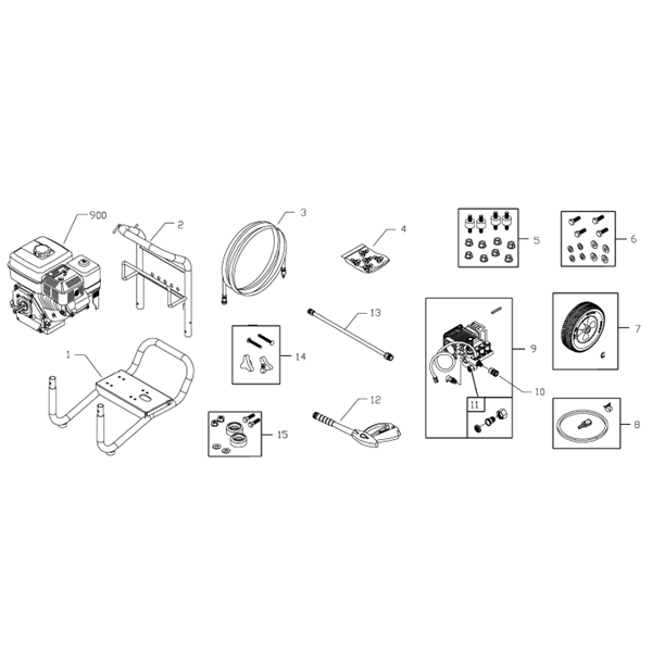 JOHN DEERE, 020332-0 Pressure Washer