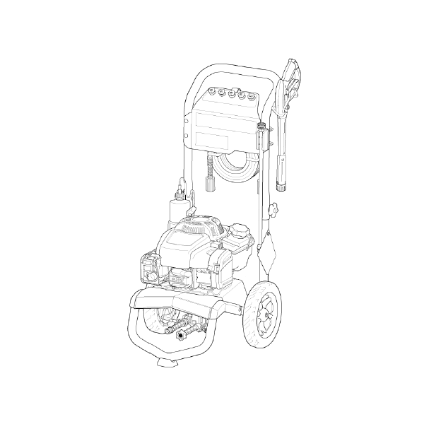 HUSQVARNA, 020783-00 Pressure Washer