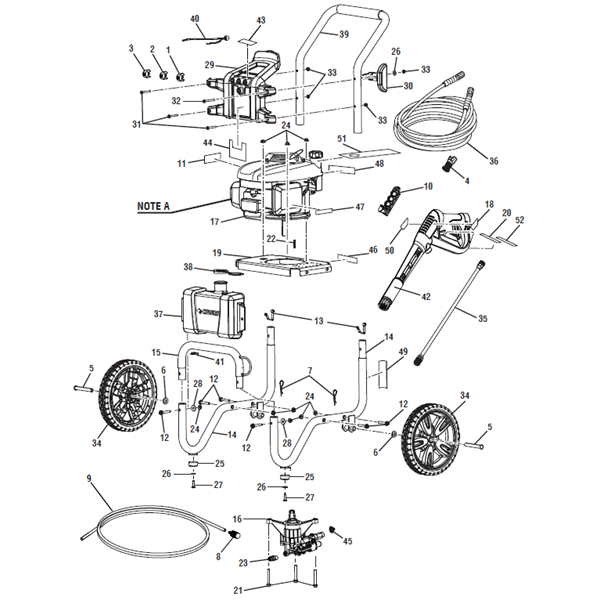 HUSKY, HUCA80443 Pressure Washer