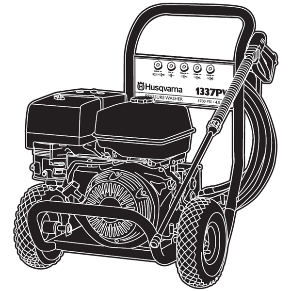 HUSQVARNA, 01906 Pressure Washer