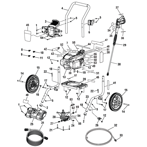 POWERSTROKE, PS80983 Pressure Washer