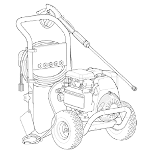 POWER BOSS, 020777-00 Pressure Washer