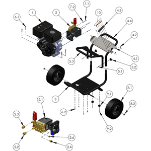 SIMPSON, PS4242H-SP, 60456-S Pressure Washer