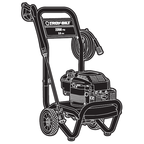 TROY-BILT, 01902-1 Pressure Washer