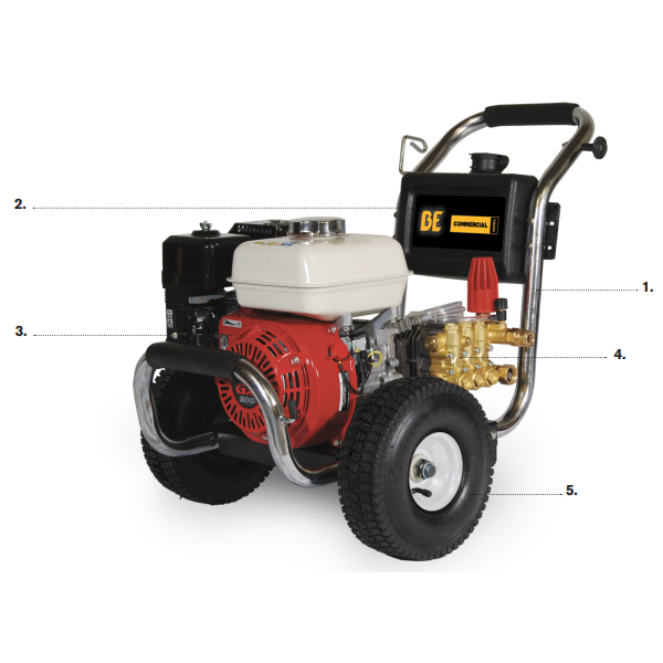 BE, PE-2565HWSCOMP Pressure Washer